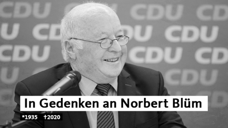 Zum Tod von Norbert Blüm: „Das soziale Gewissen der CDU“ Zum Tod von Norbert Blüm: „Das soziale Gewissen der CDU“